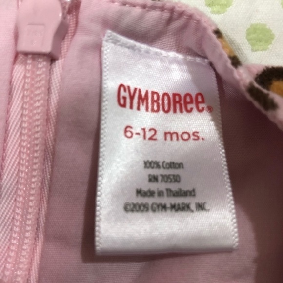GYMBOREE INFANT PINK LEOPARD DRESS SZ 6-12 MOS - Picture 5 of 8